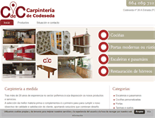 Tablet Screenshot of carpinteriadecodeseda.com
